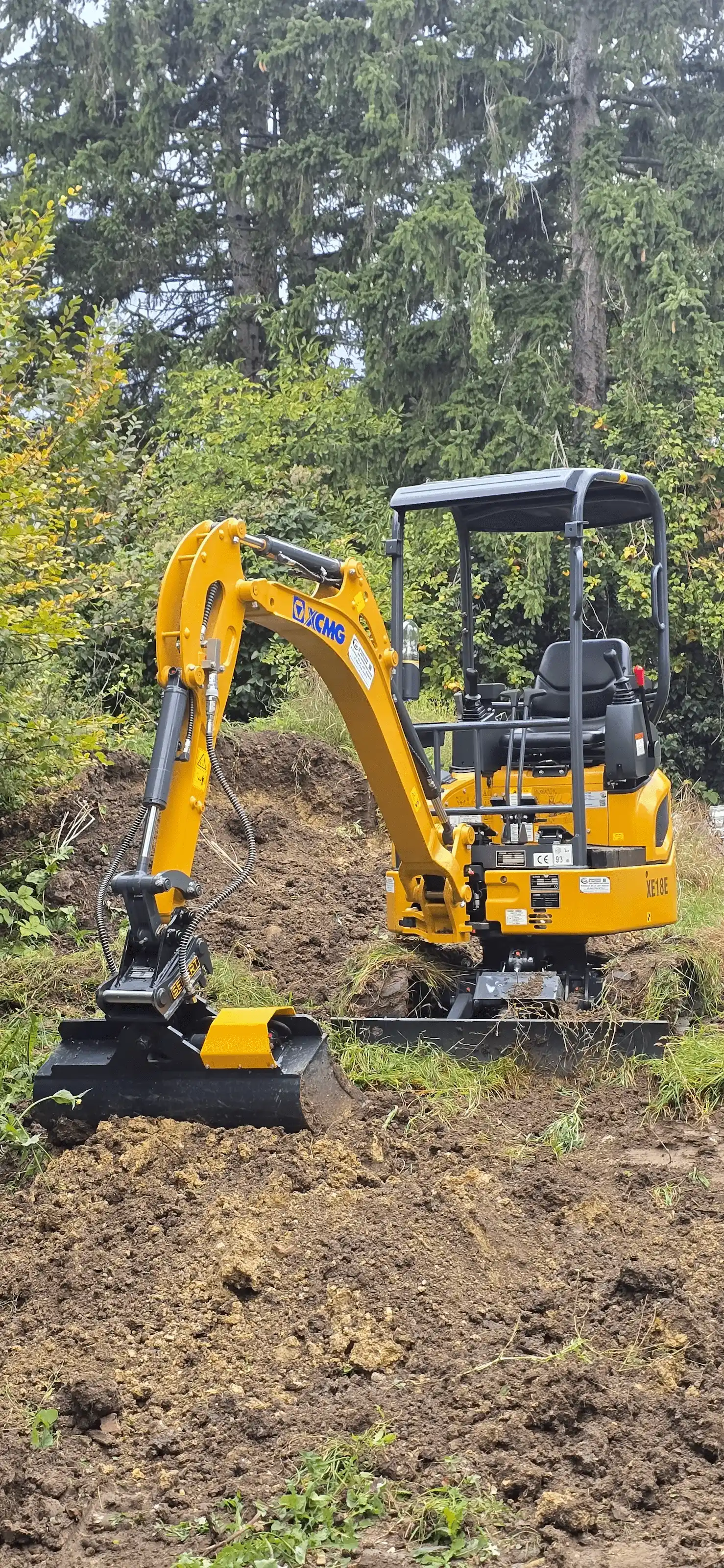 Minibagger Baumaschine